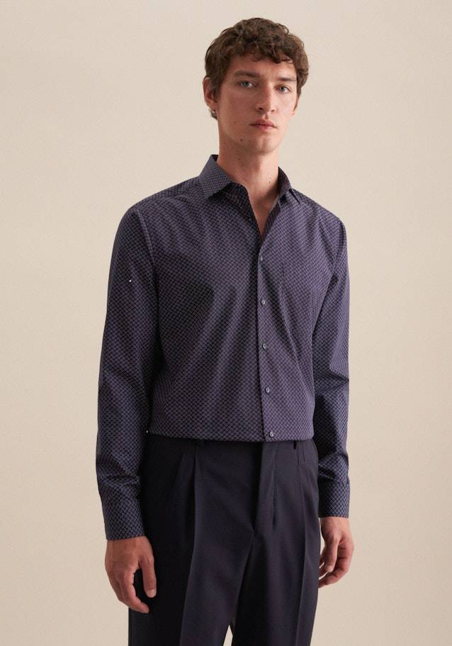 Studio Seidensticker Popeline Business Hemd in Regular mit Kentkragen