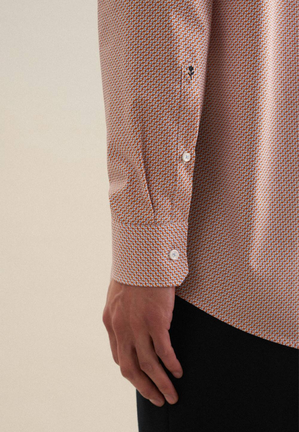 Studio Seidensticker Popeline Business Hemd In Regular Mit Kentkragen