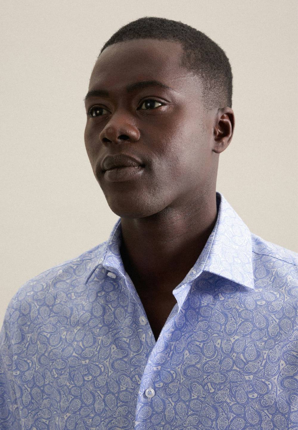 Studio Seidensticker Popeline Business Hemd In Shaped Mit Kentkragen