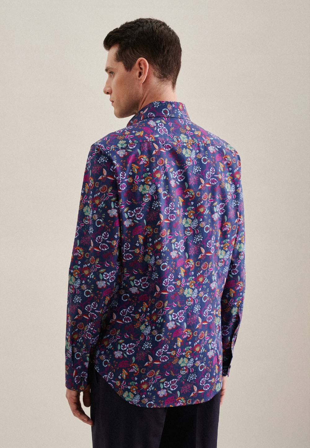 Studio Seidensticker Popeline Business Hemd In Shaped Mit Kentkragen