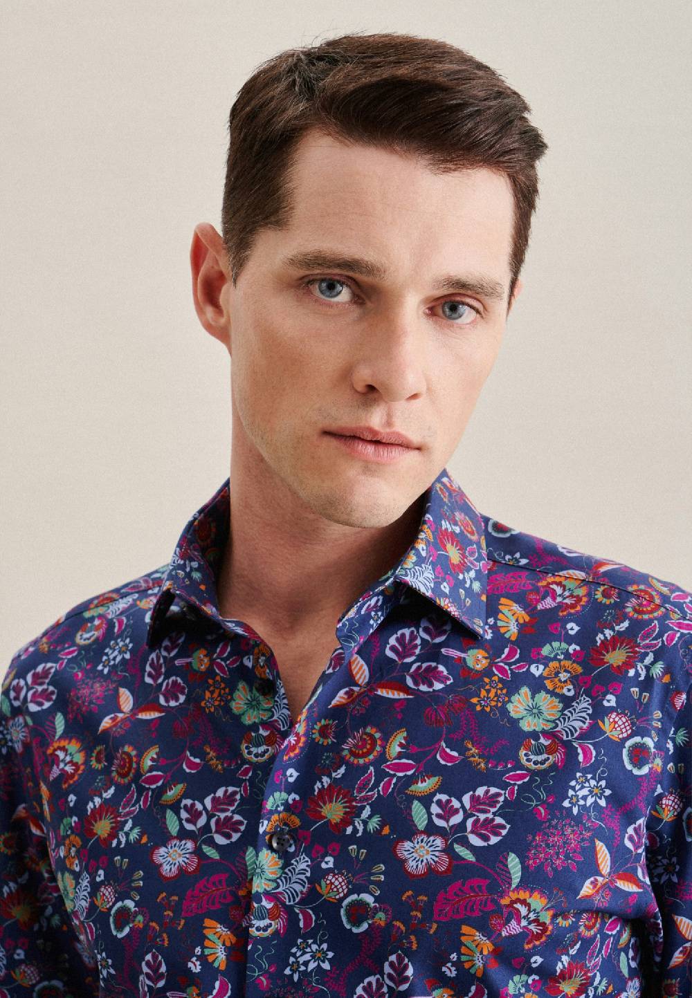 Studio Seidensticker Popeline Business Hemd In Shaped Mit Kentkragen