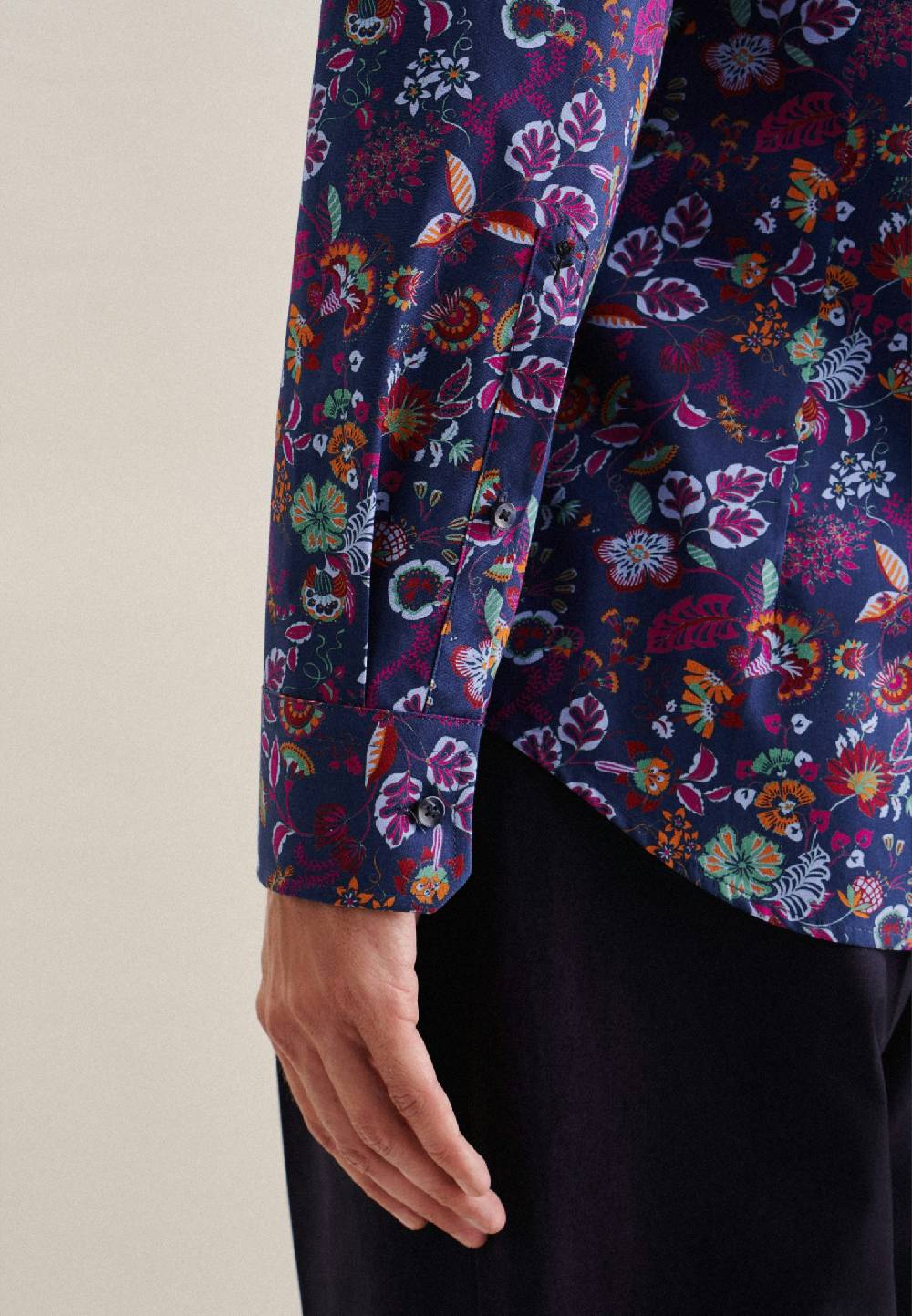 Studio Seidensticker Popeline Business Hemd In Shaped Mit Kentkragen