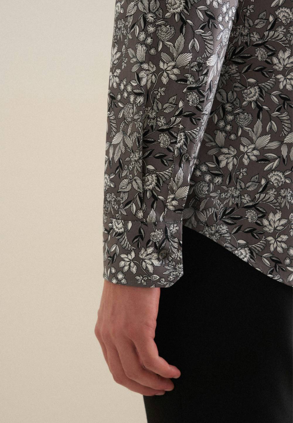 Studio Seidensticker Popeline Business Hemd In Shaped Mit Kentkragen