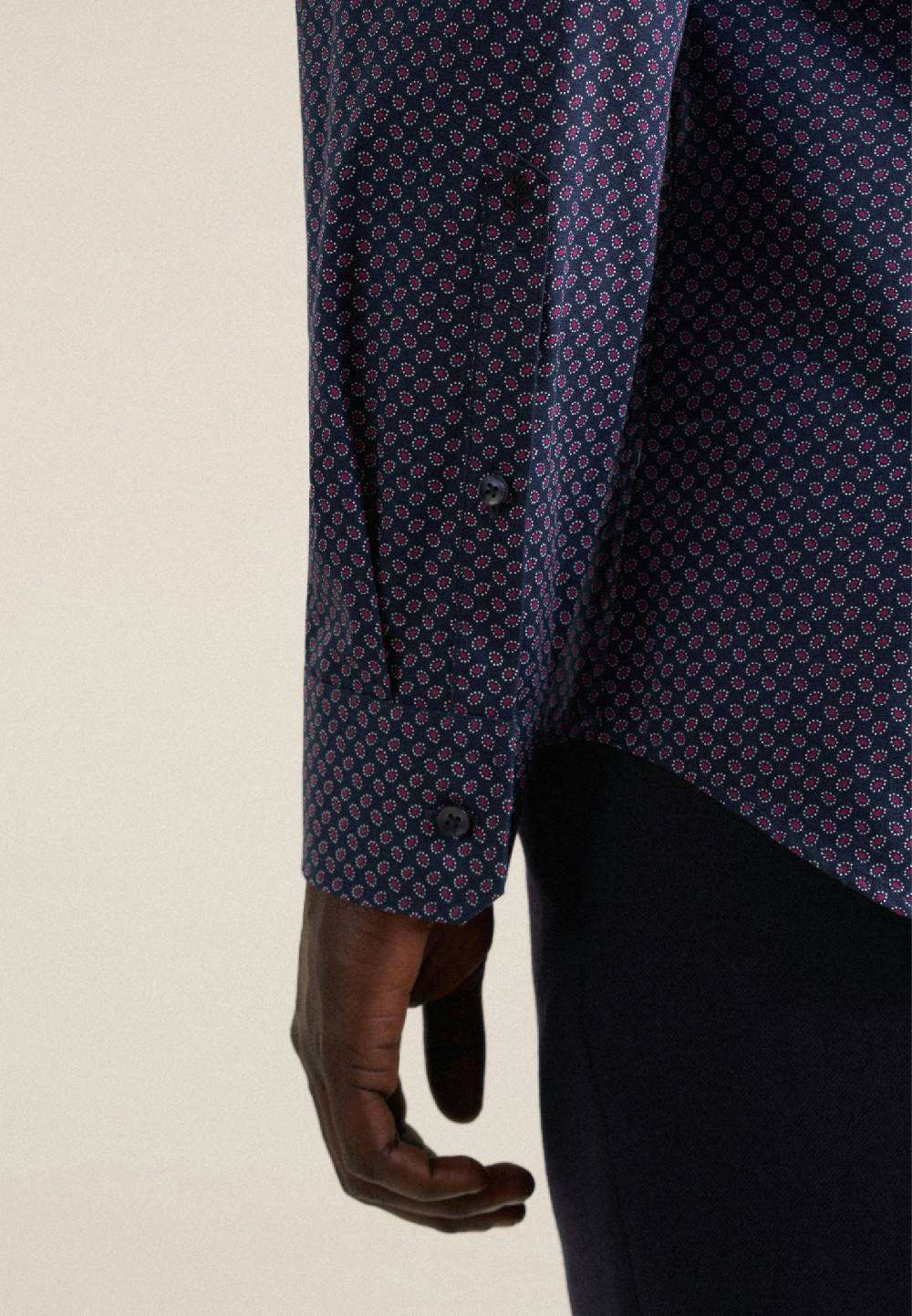 Studio Seidensticker Popeline Business Hemd In Shaped Mit Kentkragen