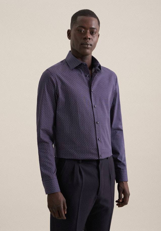 Studio Seidensticker Popeline Business Hemd in Shaped mit Kentkragen