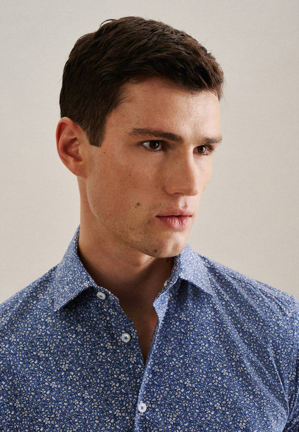 Studio Seidensticker Popeline Business Hemd In Slim Mit Kentkragen