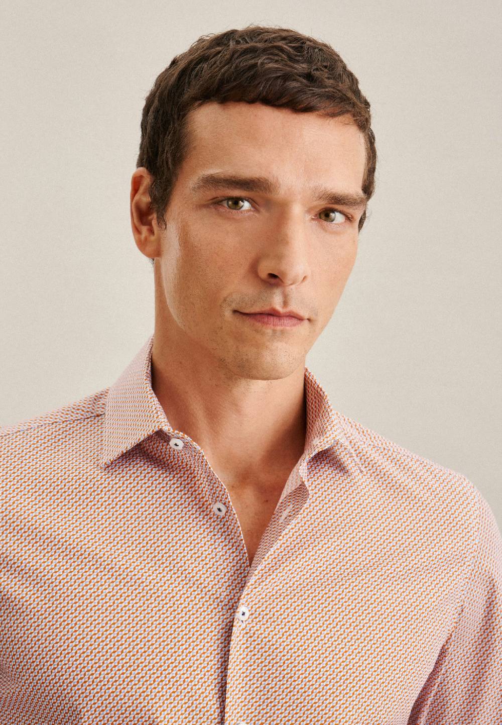 Studio Seidensticker Popeline Business Hemd In Slim Mit Kentkragen