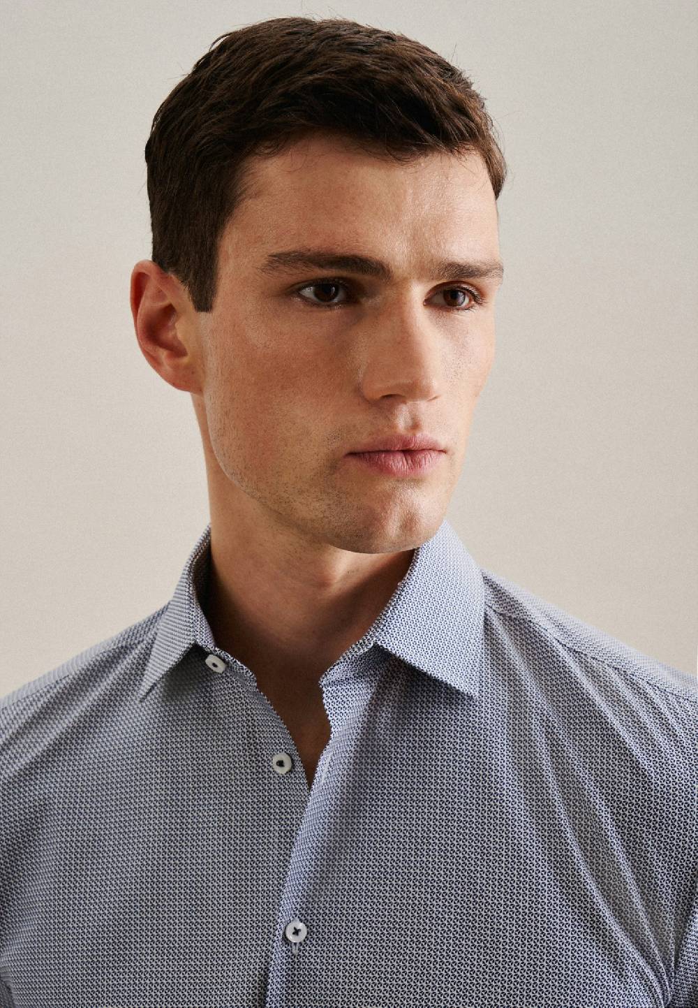 Studio Seidensticker Popeline Business Hemd In Slim Mit Kentkragen