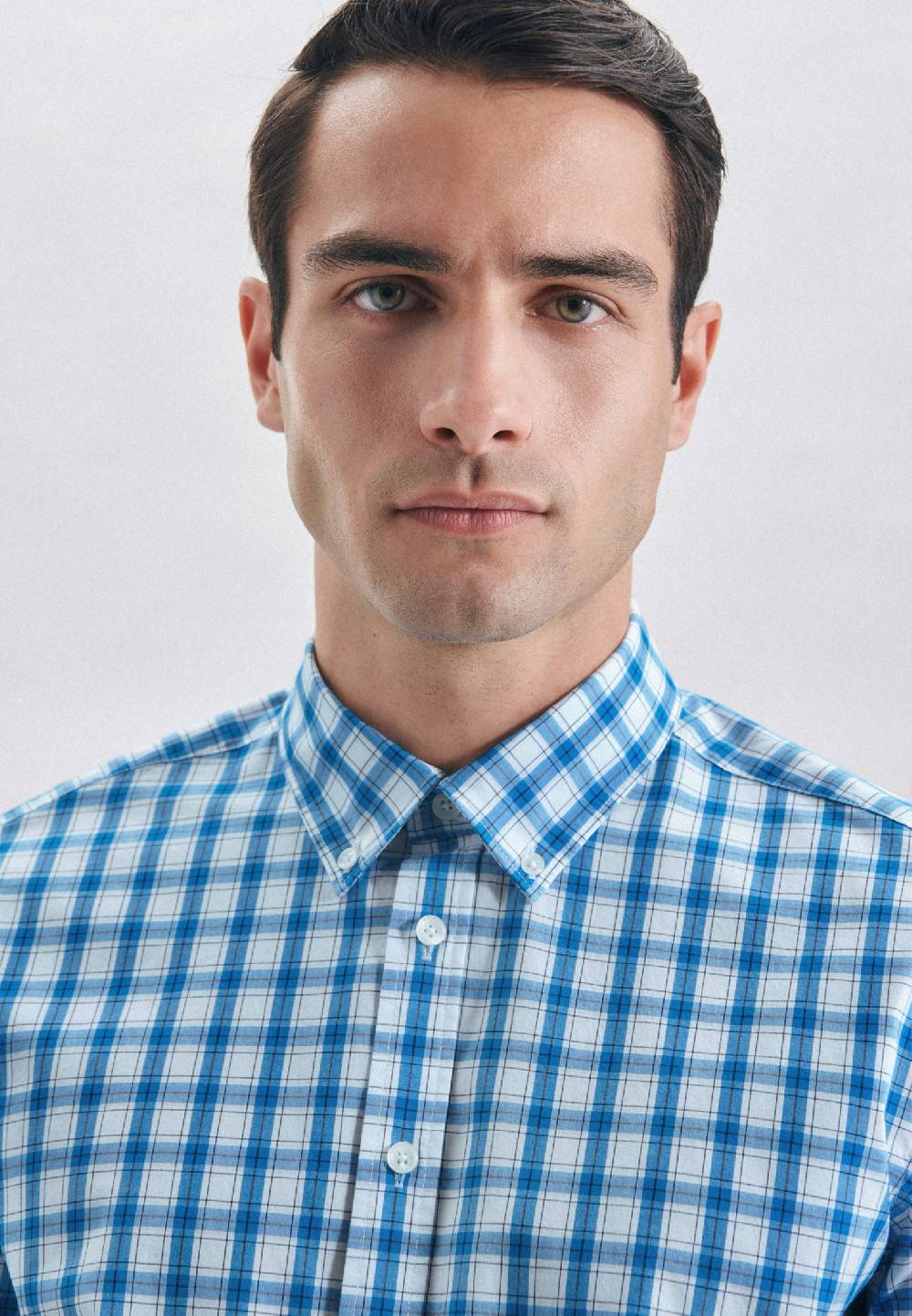 Studio Seidensticker Popeline Casual Hemd In Regular Mit Button-Down-Kragen