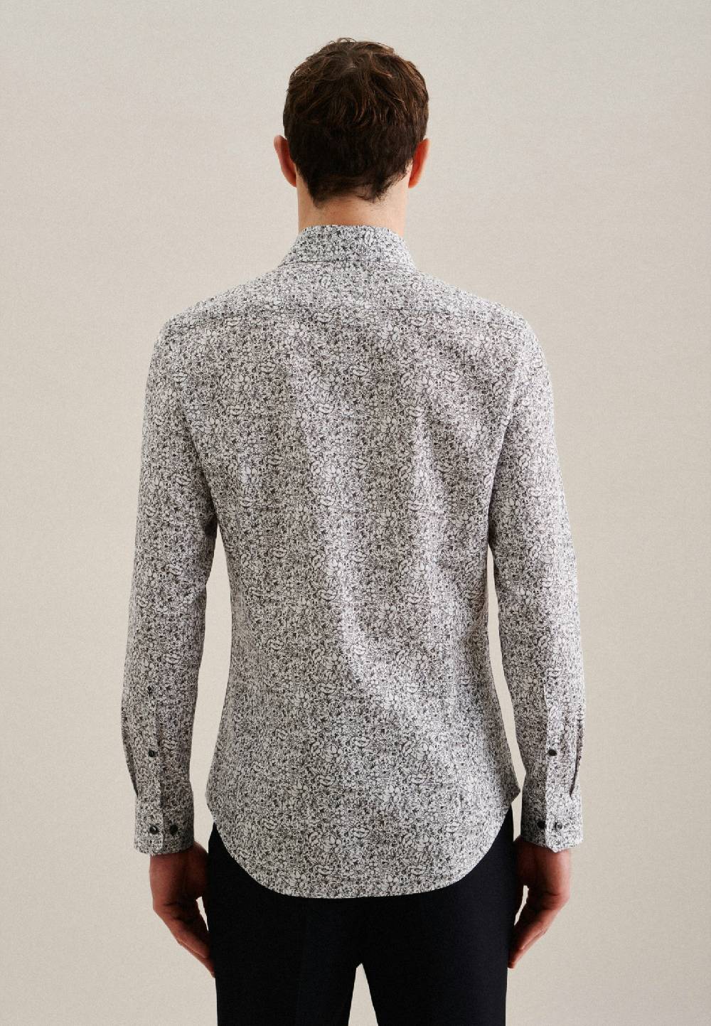 Studio Seidensticker Struktur Business Hemd In Shaped Mit Kentkragen