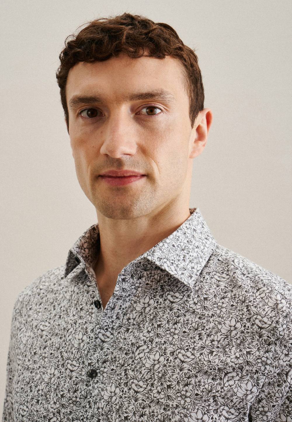 Studio Seidensticker Struktur Business Hemd In Shaped Mit Kentkragen