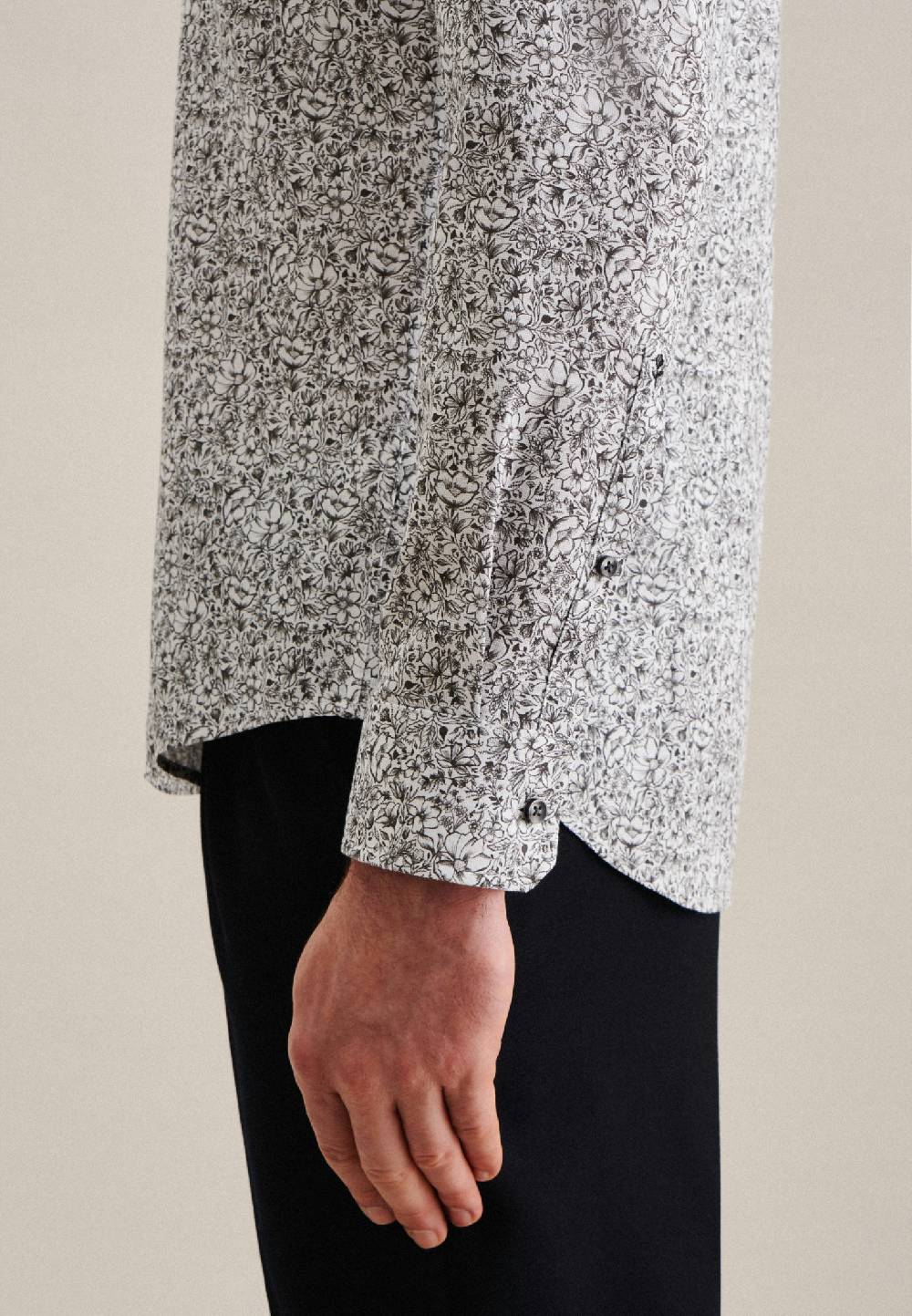 Studio Seidensticker Struktur Business Hemd In Shaped Mit Kentkragen