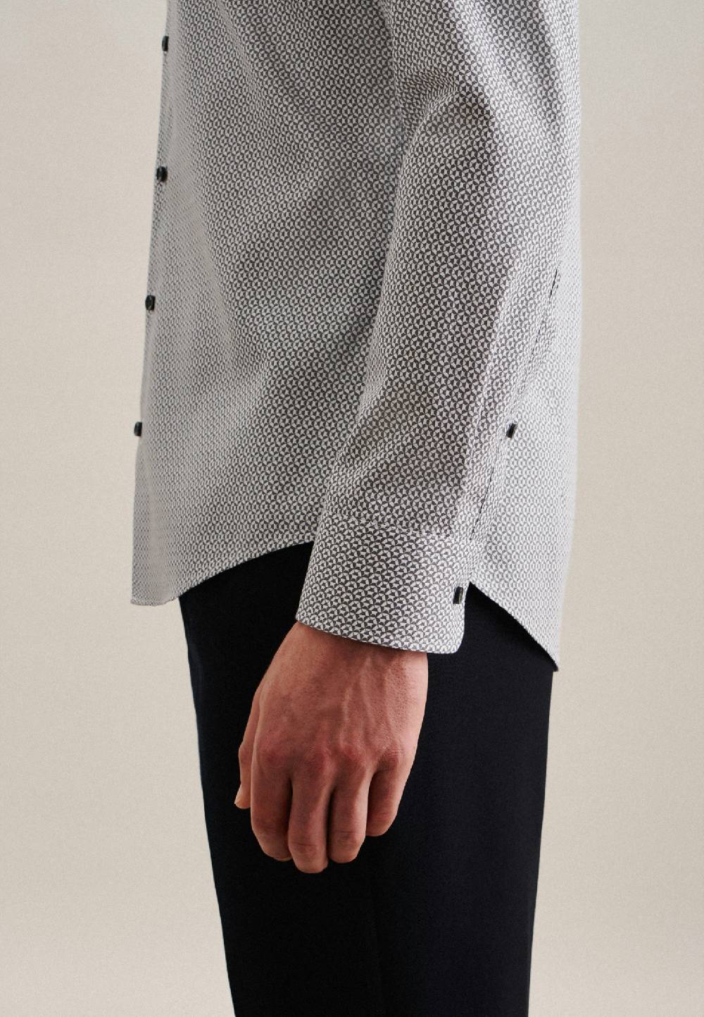 Studio Seidensticker Struktur Business Hemd In Shaped Mit Kentkragen