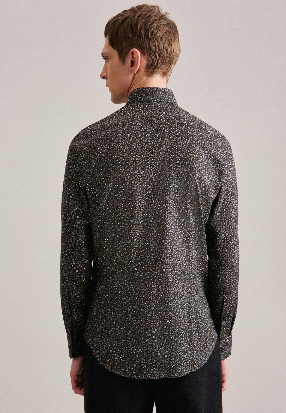 Studio Seidensticker Struktur Business Hemd In Shaped Mit Kentkragen