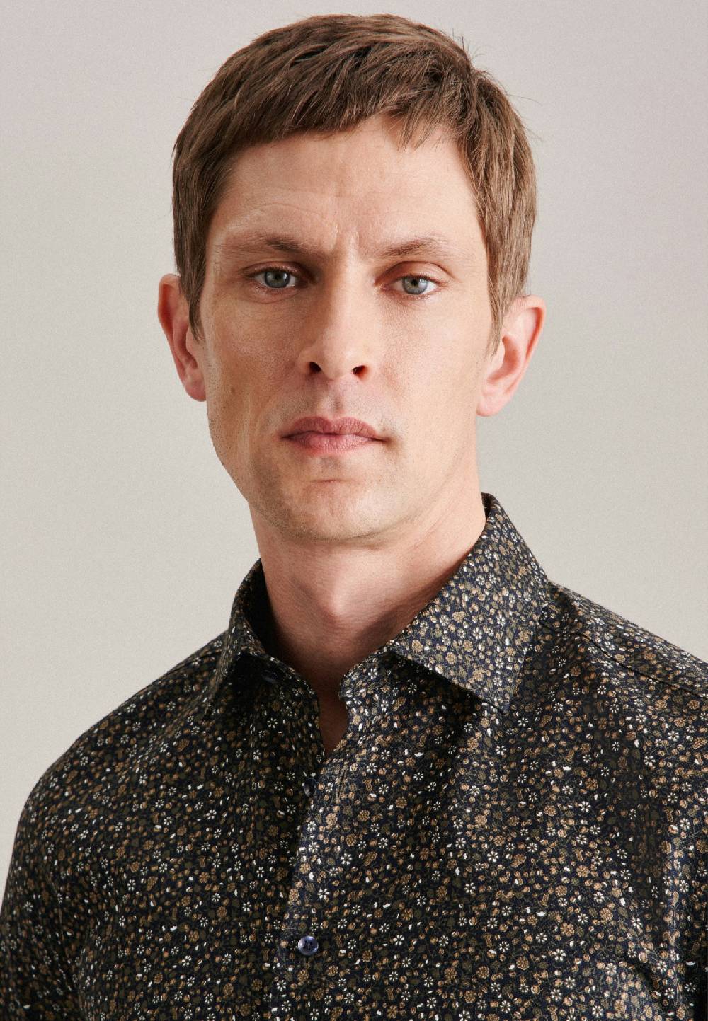 Studio Seidensticker Struktur Business Hemd In Shaped Mit Kentkragen