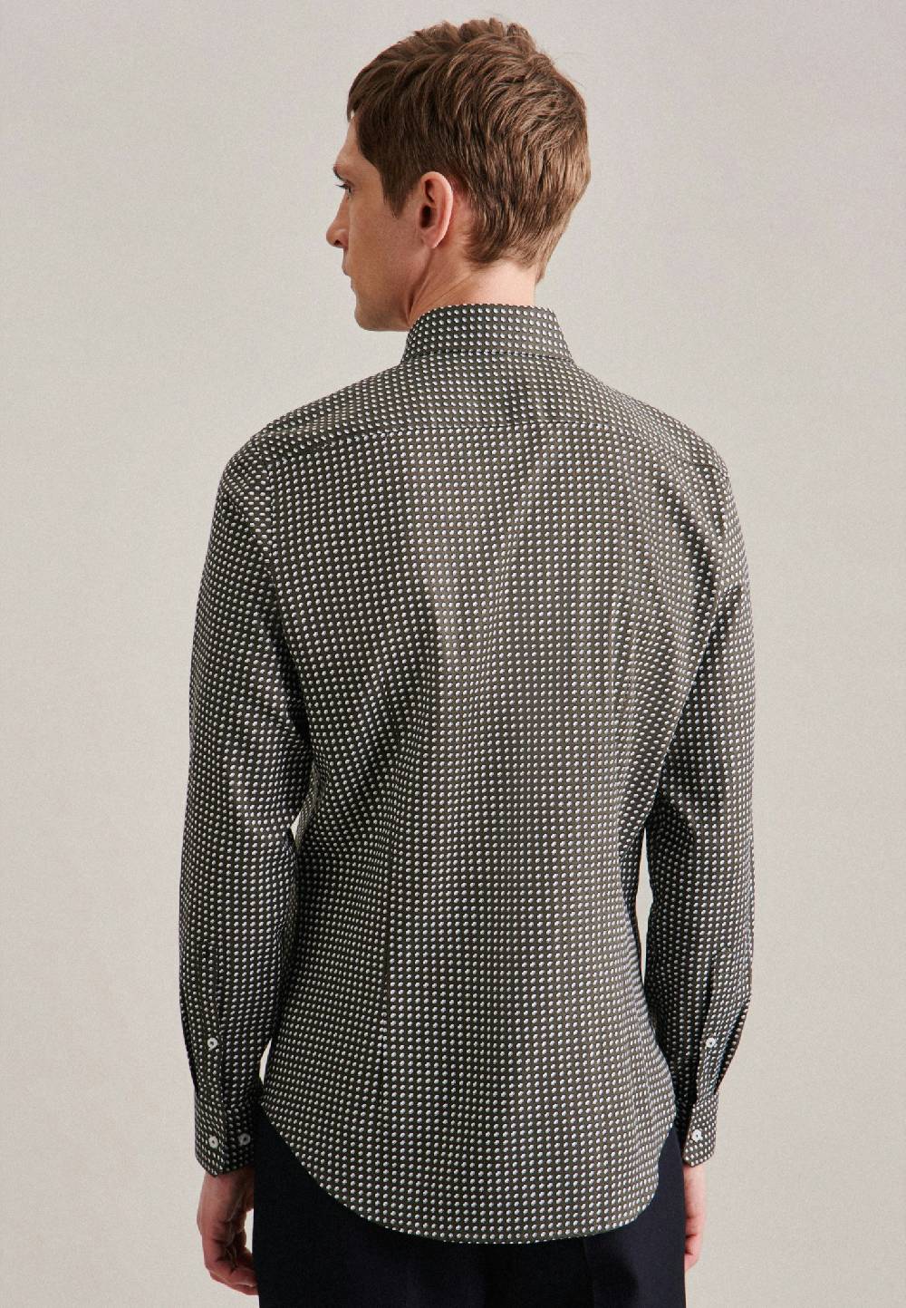 Studio Seidensticker Struktur Business Hemd In Shaped Mit Kentkragen