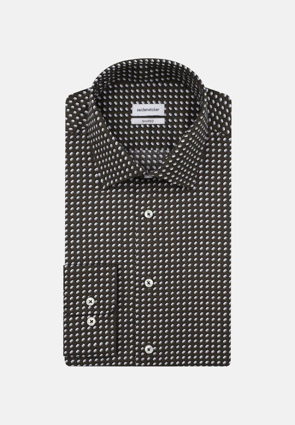 Studio Seidensticker Struktur Business Hemd In Shaped Mit Kentkragen