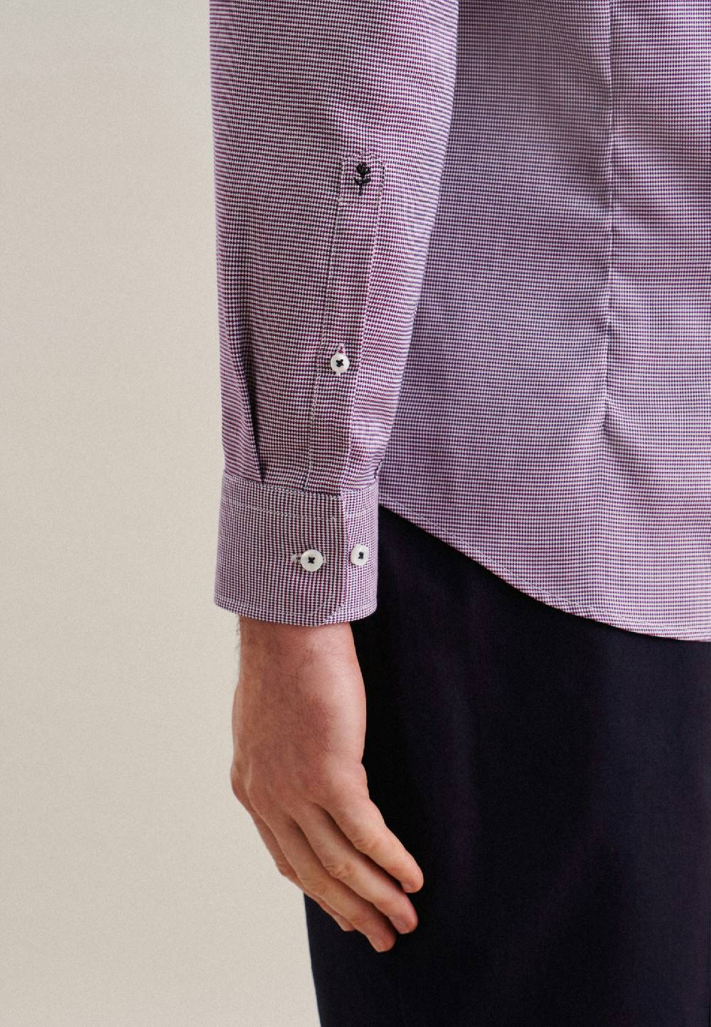 Studio Seidensticker Struktur Business Hemd In Slim Mit Kentkragen