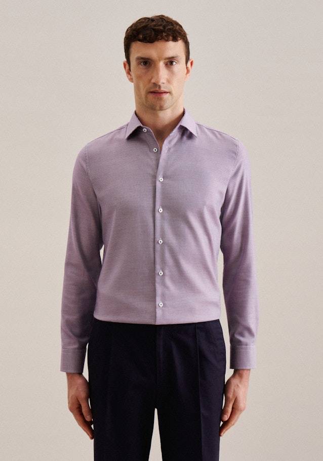 Studio Seidensticker Struktur Business Hemd in Slim mit Kentkragen