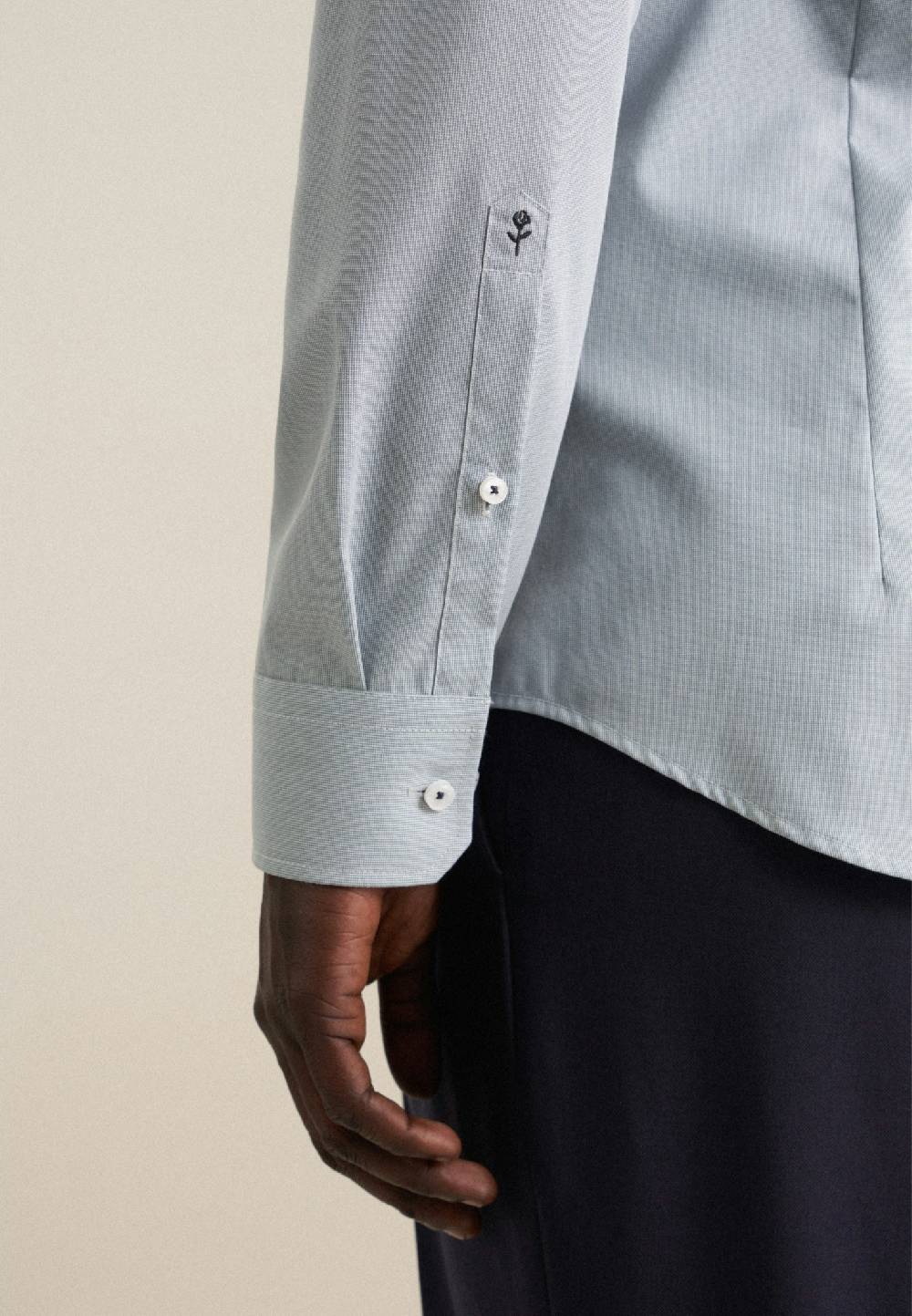 Studio Seidensticker Struktur Business Hemd In X-Slim Mit 01