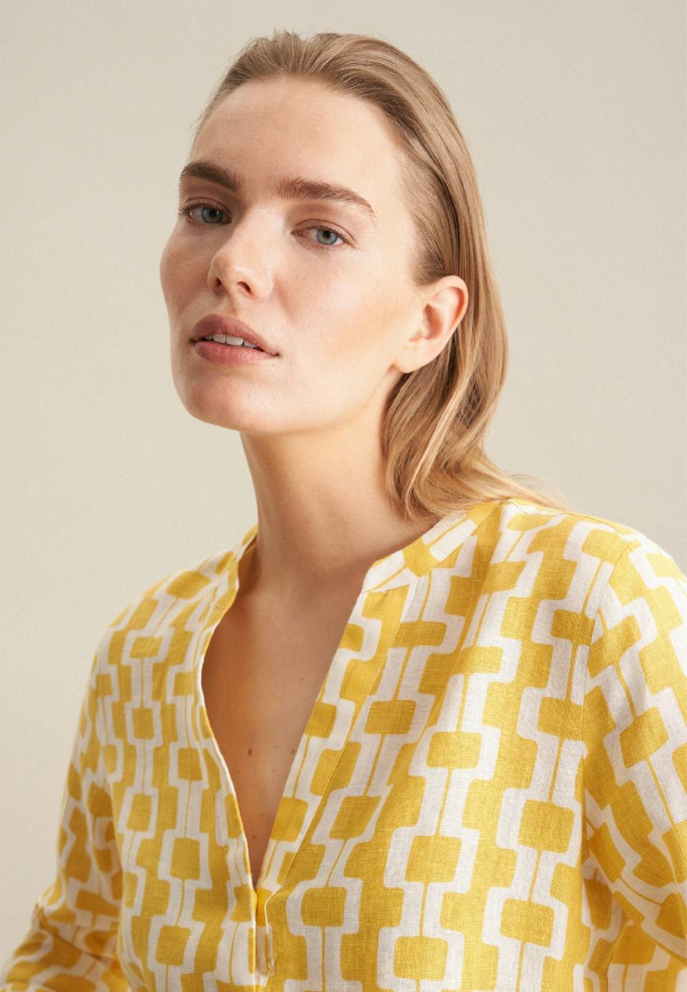 Studio Seidensticker 3/4-Arm Leinen Tunika