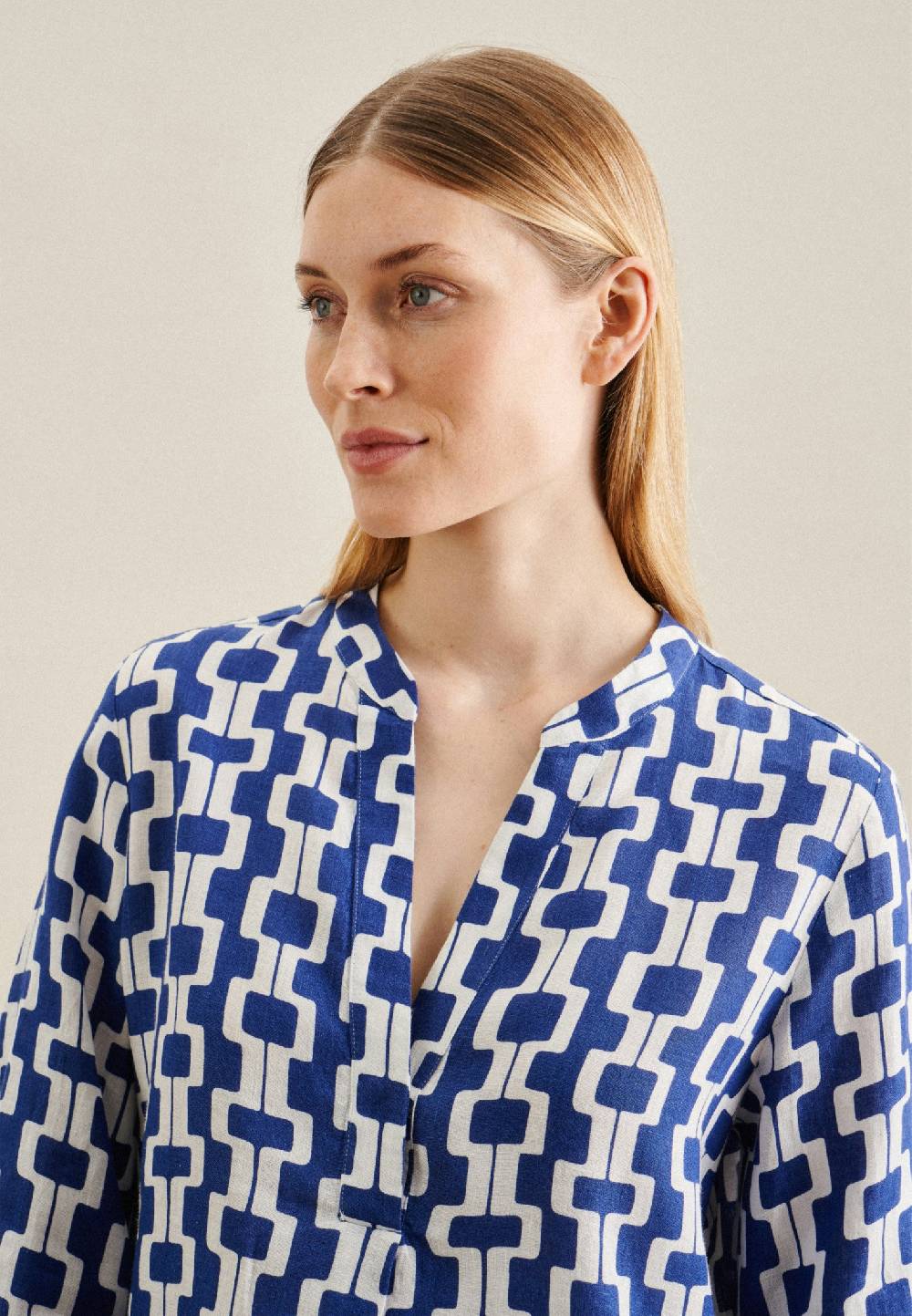 Studio Seidensticker 3/4-Arm Leinen Tunika