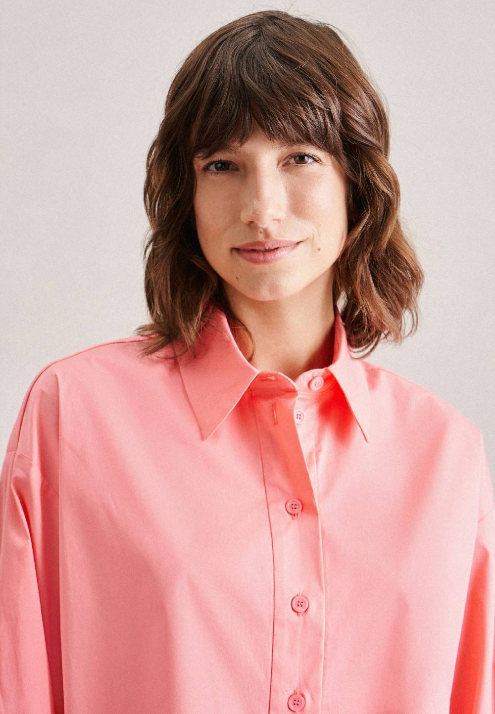 Studio Seidensticker 3/4-Arm Popeline Schlupfbluse