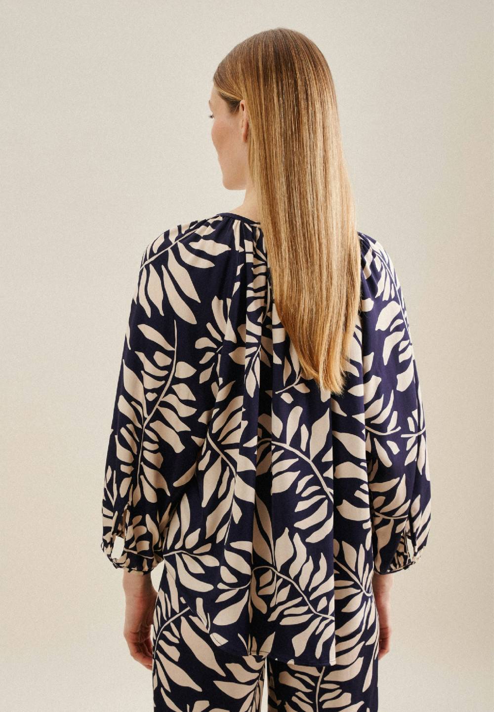 Studio Seidensticker 3/4-Arm Satin Shirtbluse