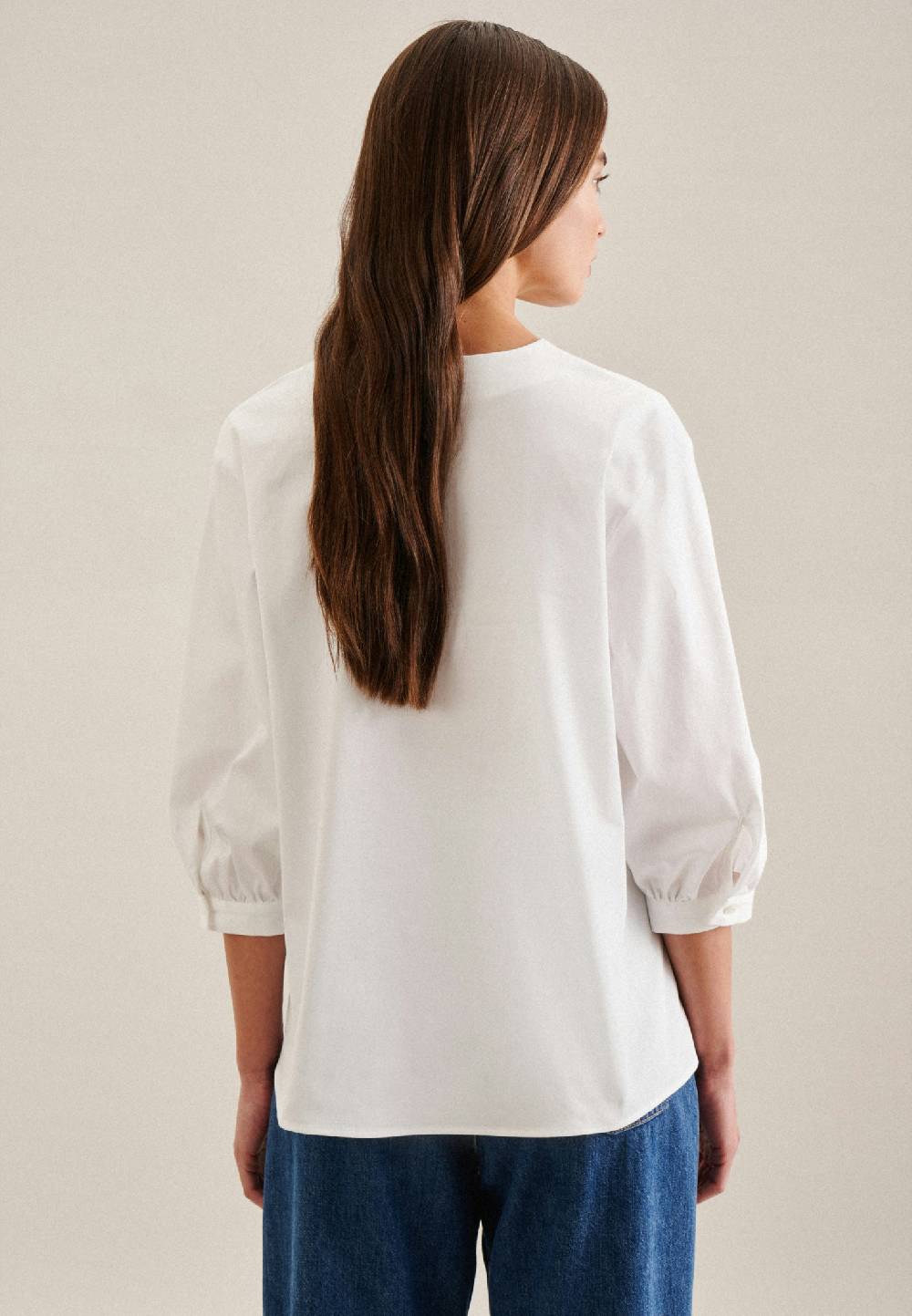 Studio Seidensticker 3/4-Arm Satin Tunika