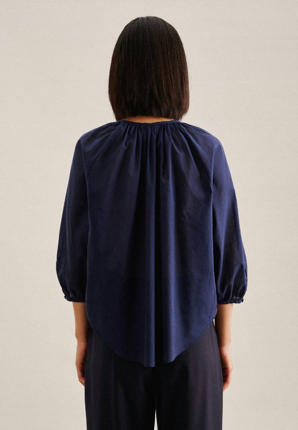 Studio Seidensticker 3/4-Arm Voile Shirtbluse