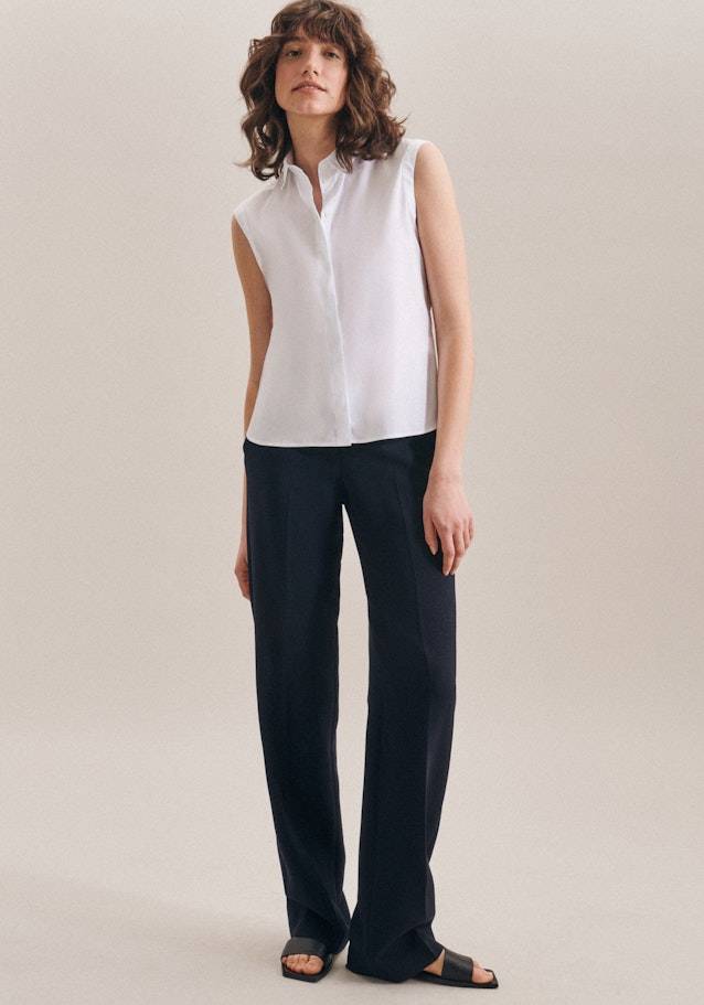 Studio Seidensticker Ärmellose Popeline Hemdbluse