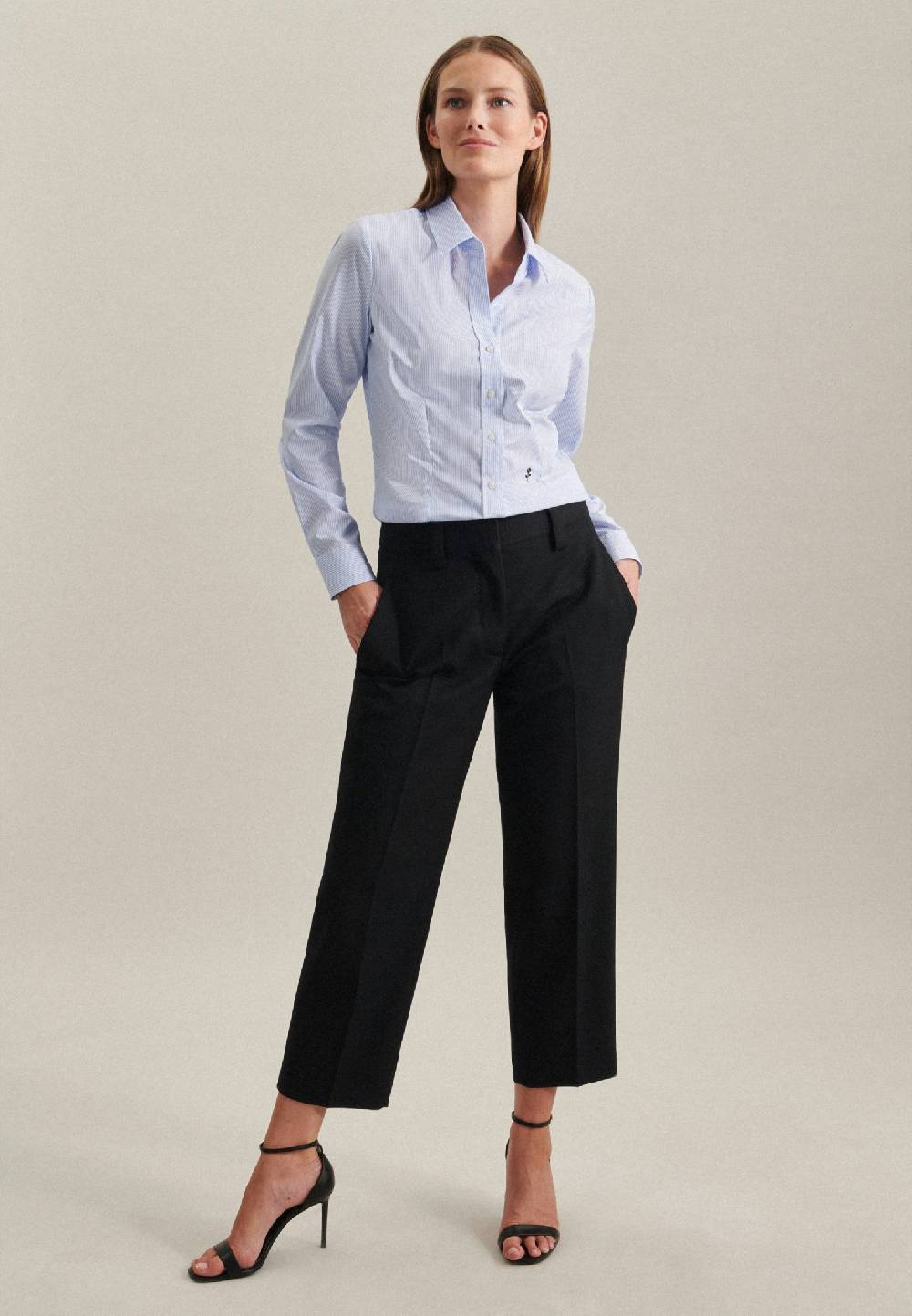 Studio Seidensticker Bügelfreie Popeline Hemdbluse