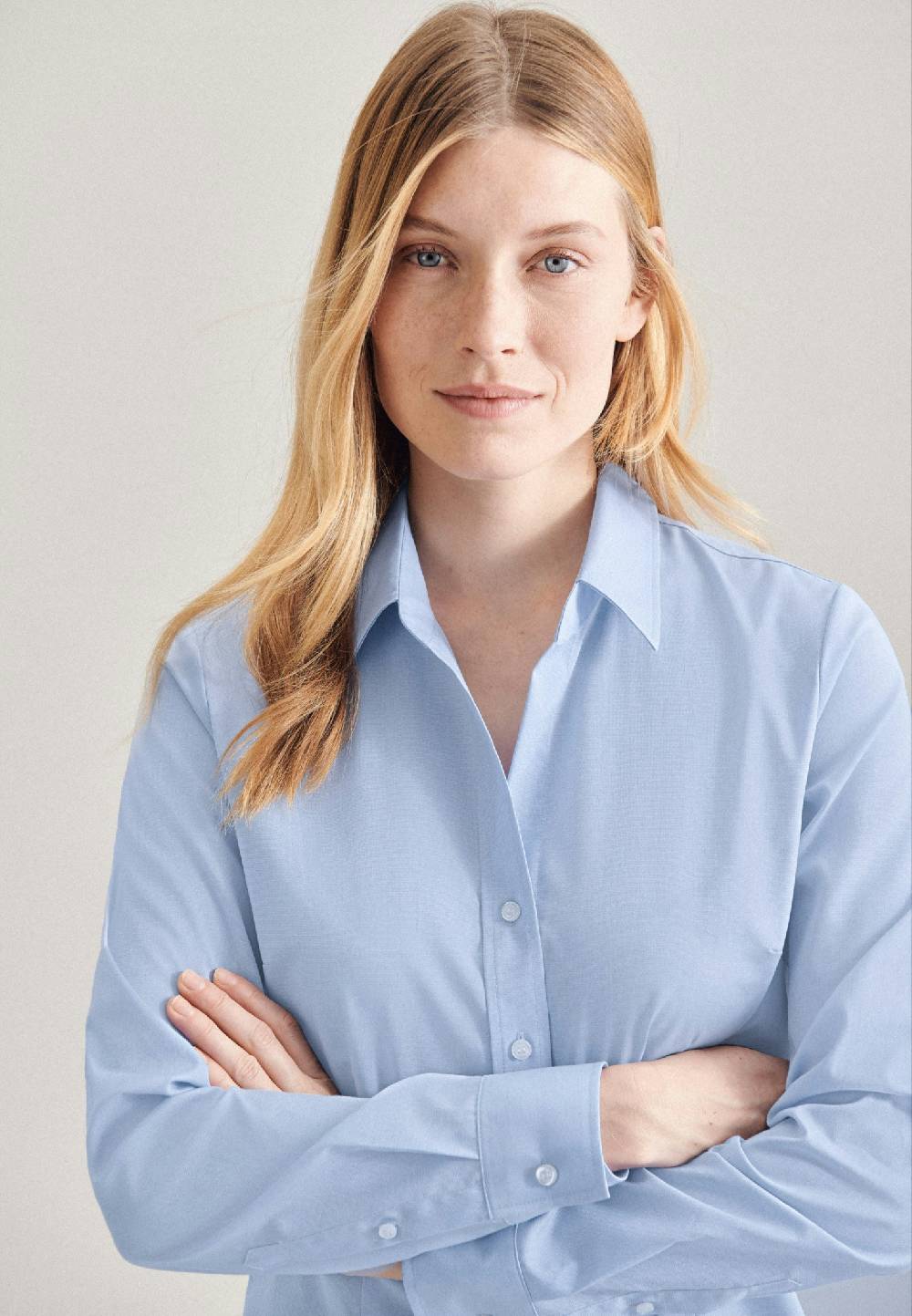 Studio Seidensticker Bügelfreie Popeline Hemdbluse