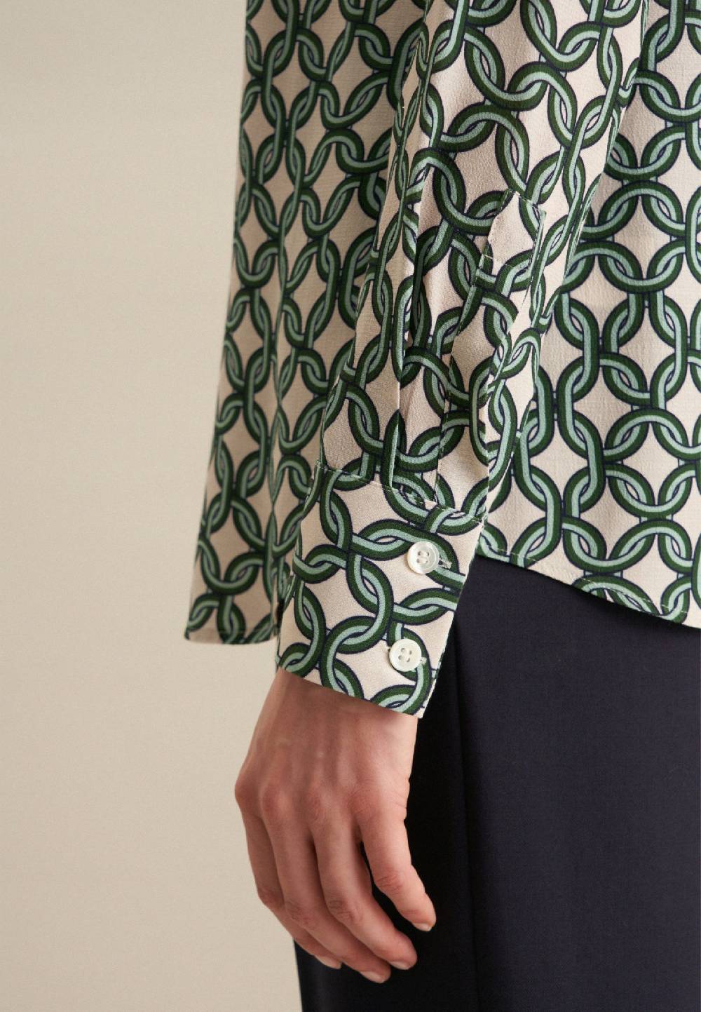 Studio Seidensticker Krepp Hemdbluse