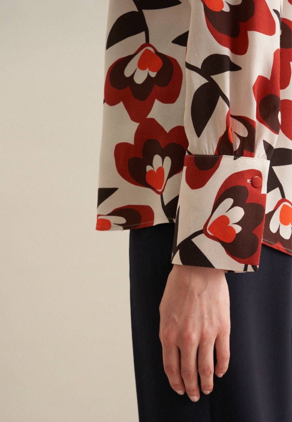 Studio Seidensticker Krepp Hemdbluse