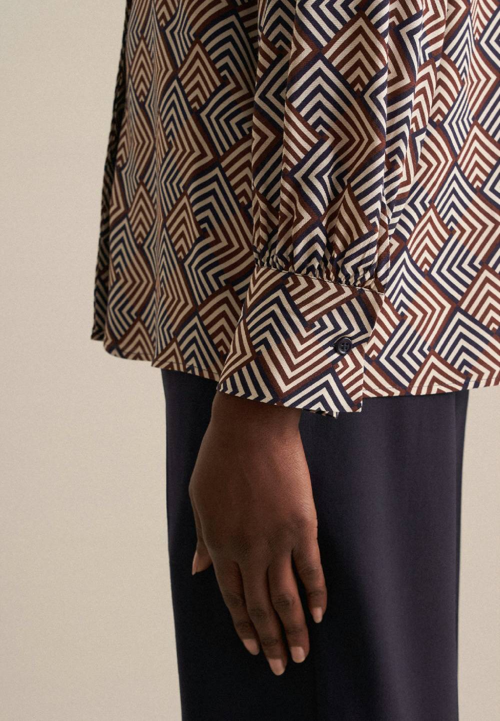 Studio Seidensticker Krepp Hemdbluse