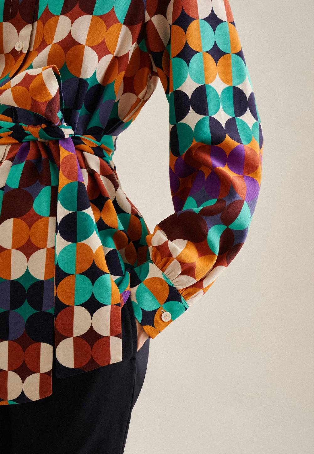 Studio Seidensticker Krepp Hemdbluse