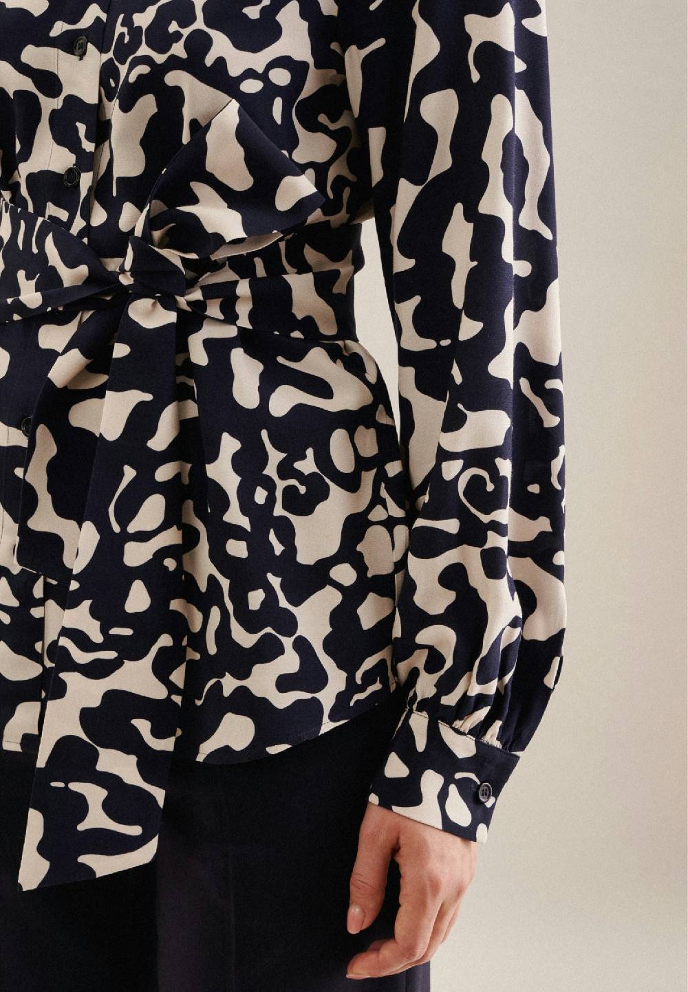 Studio Seidensticker Krepp Hemdbluse