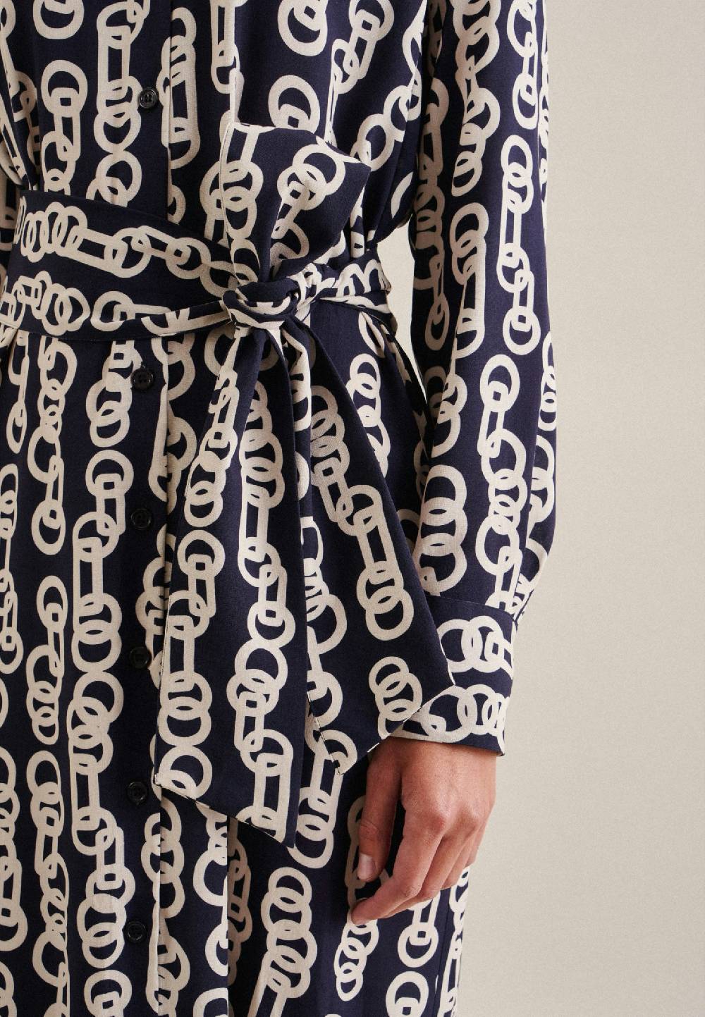 Studio Seidensticker Krepp Maxi Kleid