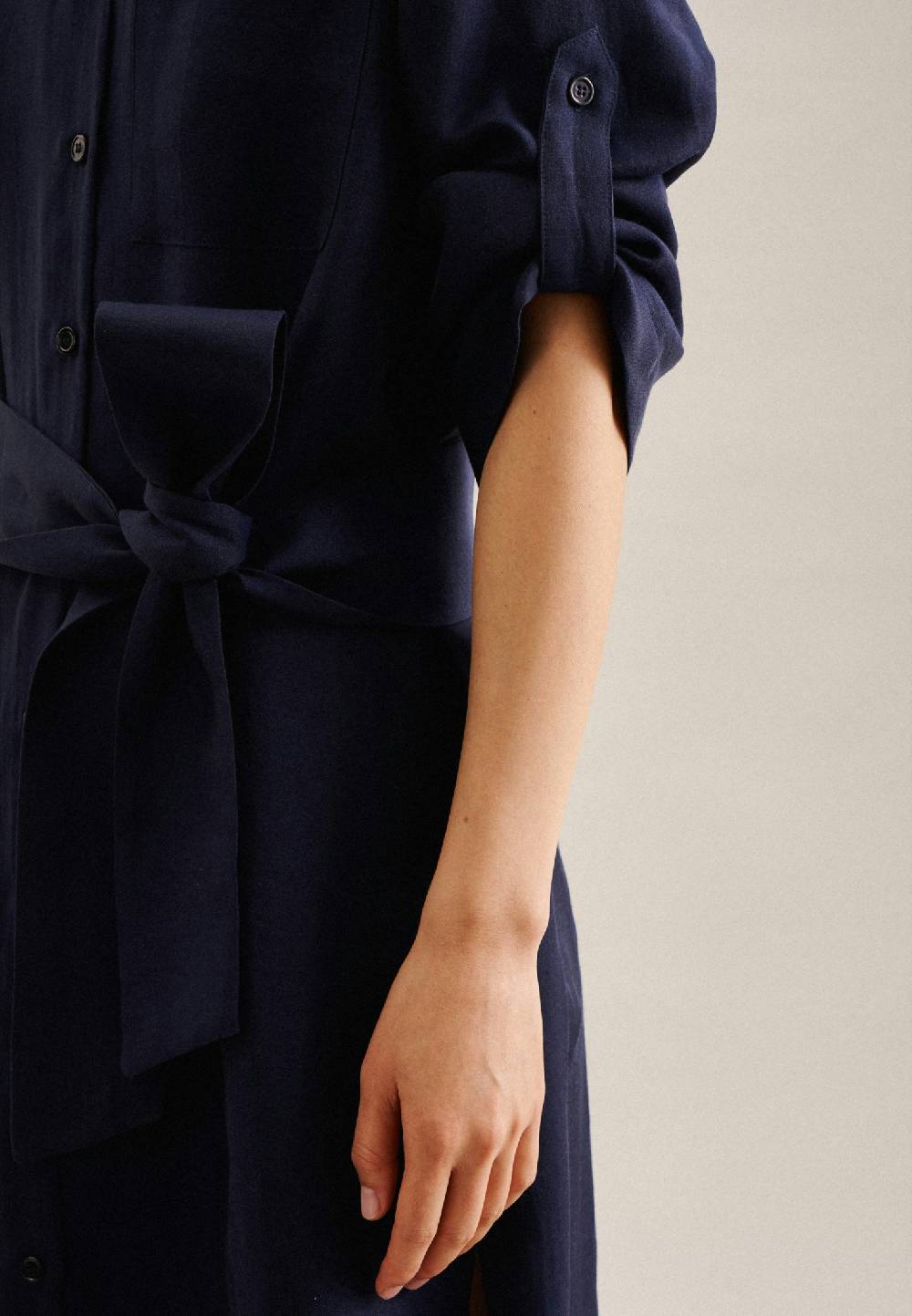 Studio Seidensticker Krepp Maxi Kleid