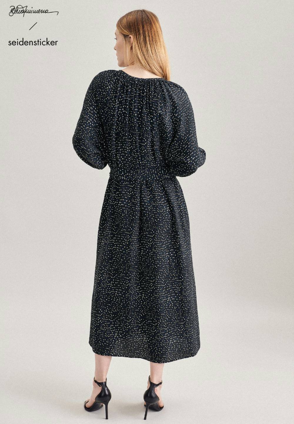 Studio Seidensticker Krepp Maxi Kleid