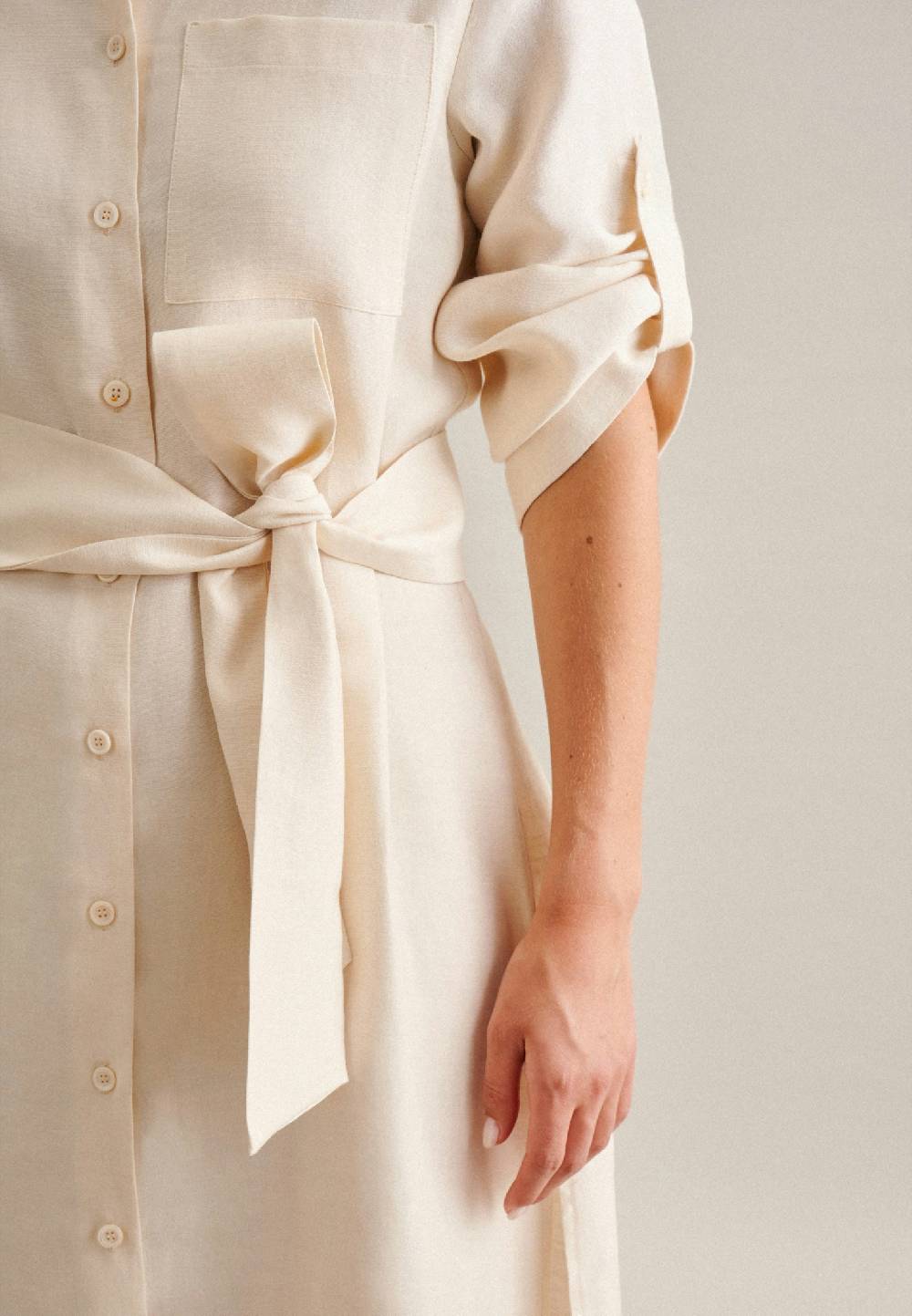 Studio Seidensticker Krepp Maxi Kleid