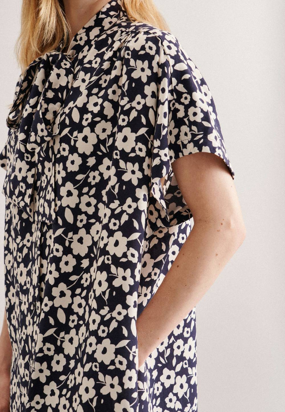 Studio Seidensticker Krepp Midi Kleid