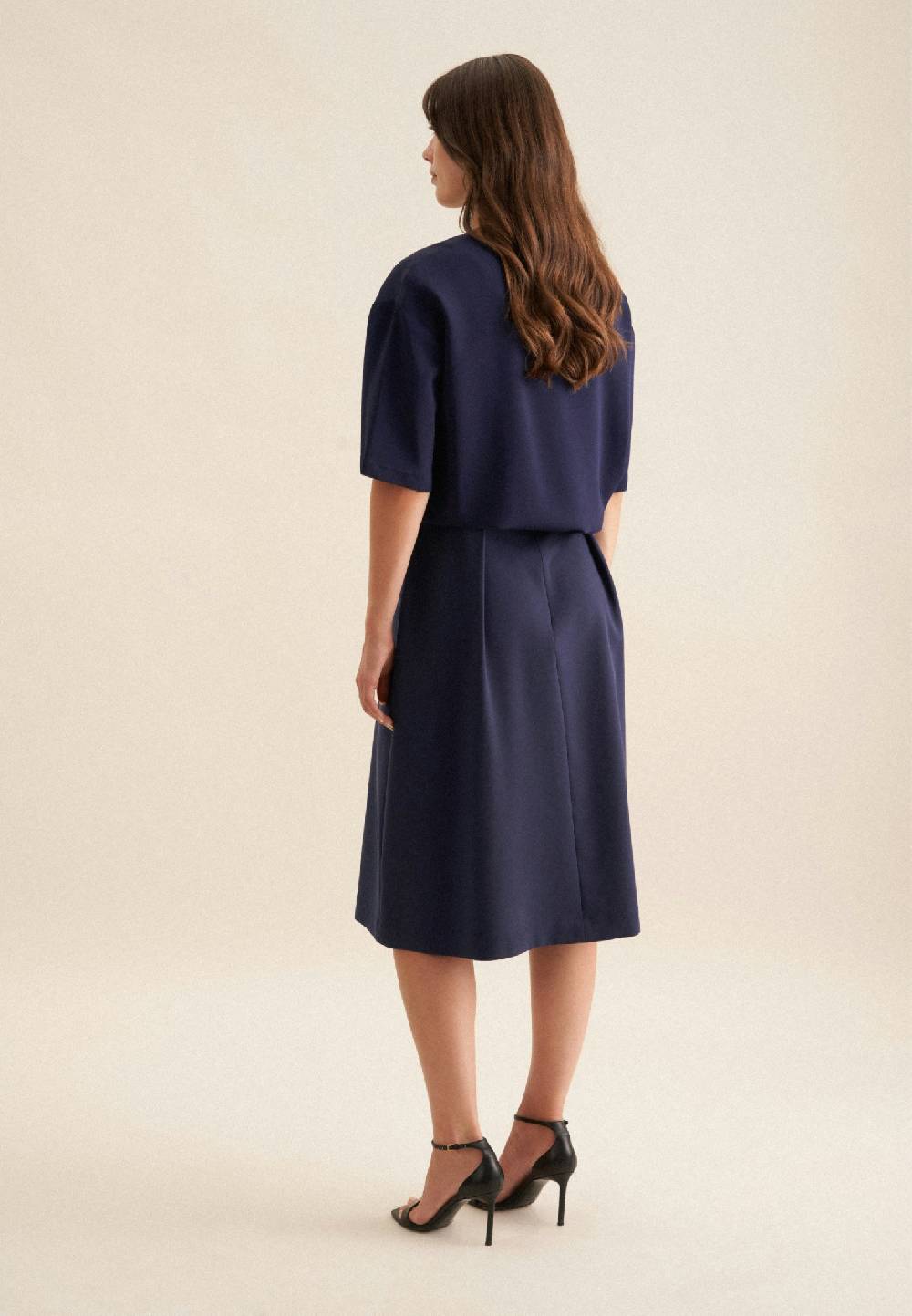 Studio Seidensticker Krepp Midi Rock