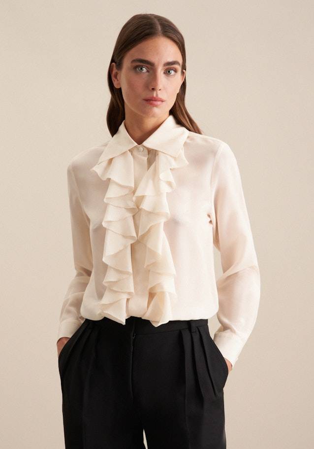 Studio Seidensticker Krepp Rüschenbluse