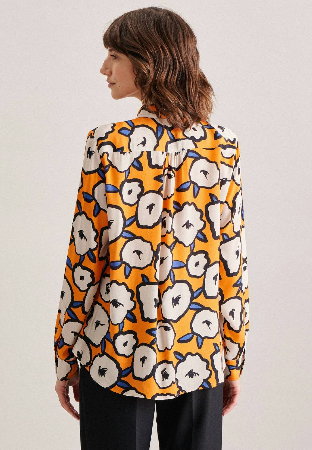 Studio Seidensticker Krepp Schluppenbluse