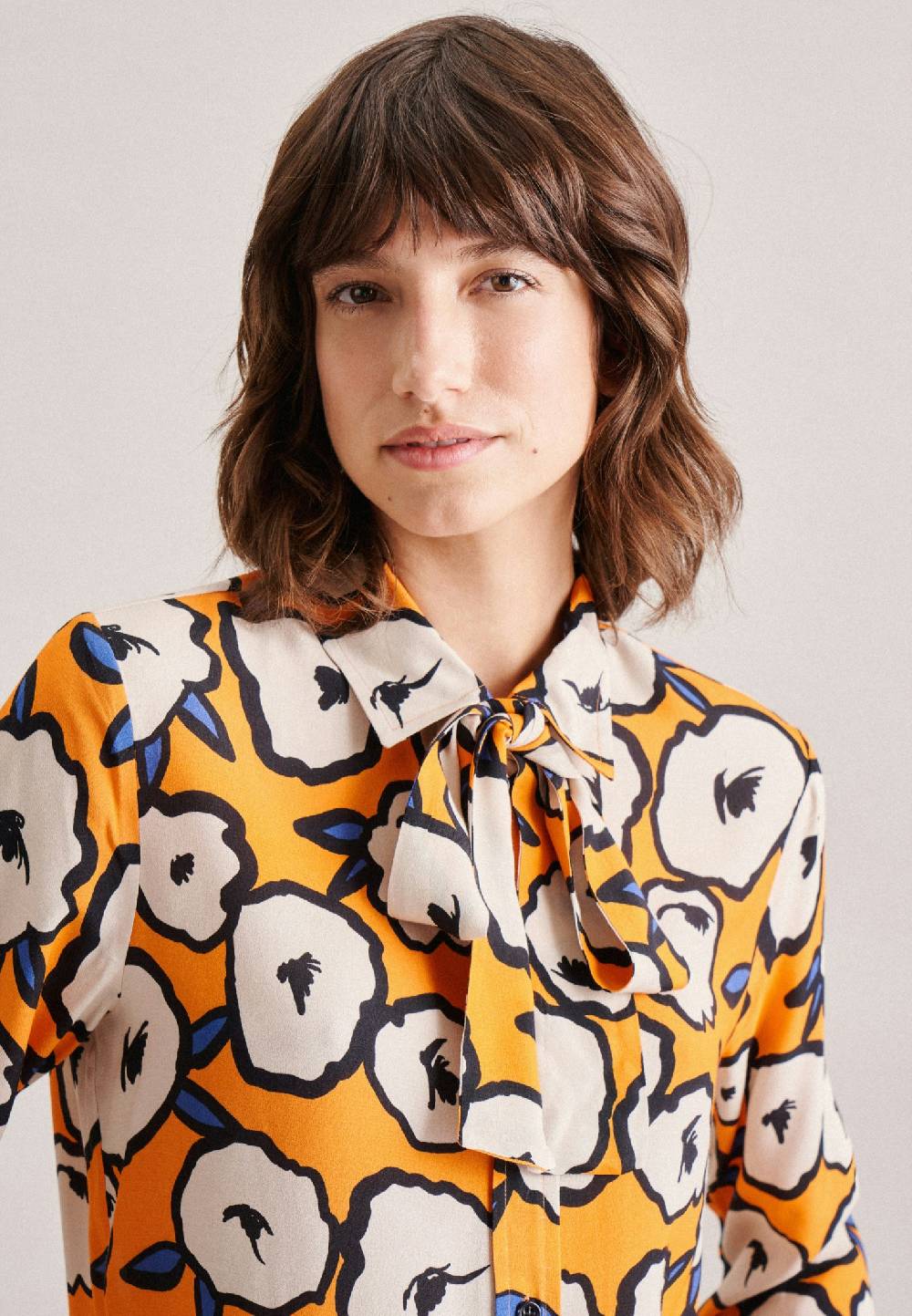 Studio Seidensticker Krepp Schluppenbluse