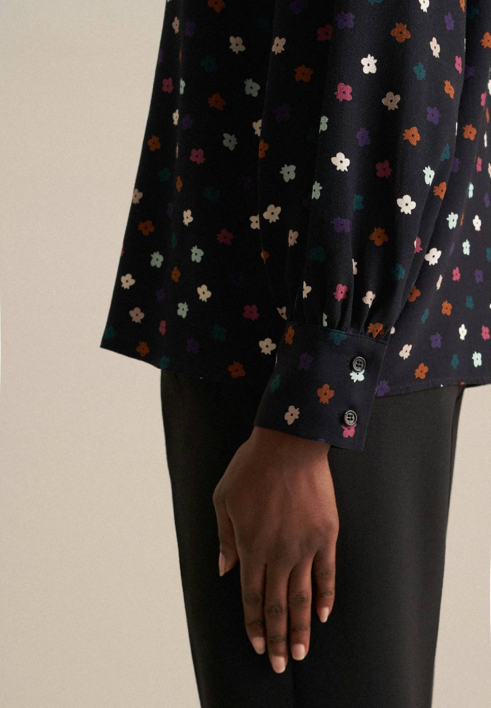 Studio Seidensticker Krepp Shirtbluse