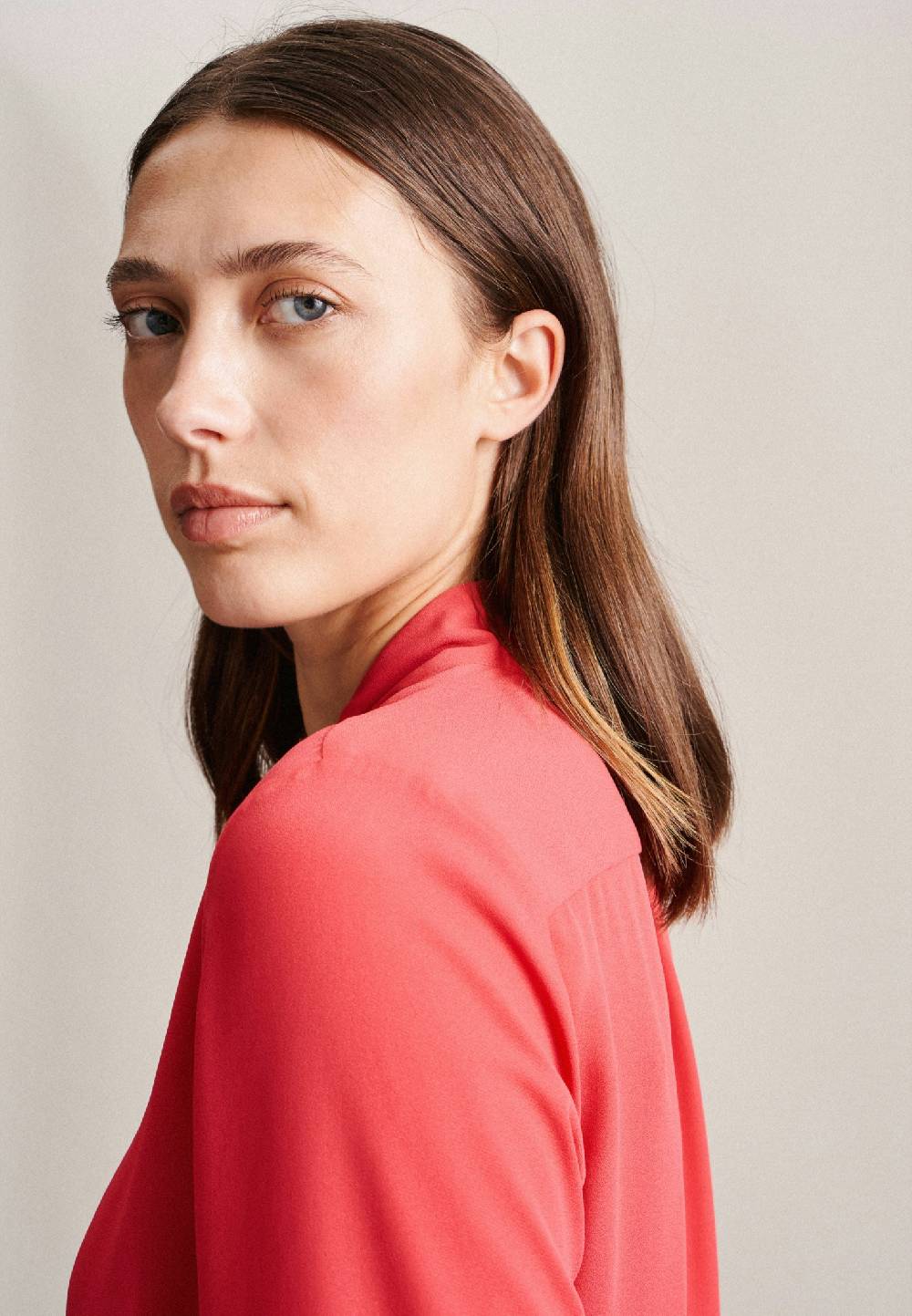 Studio Seidensticker Krepp Wickelbluse