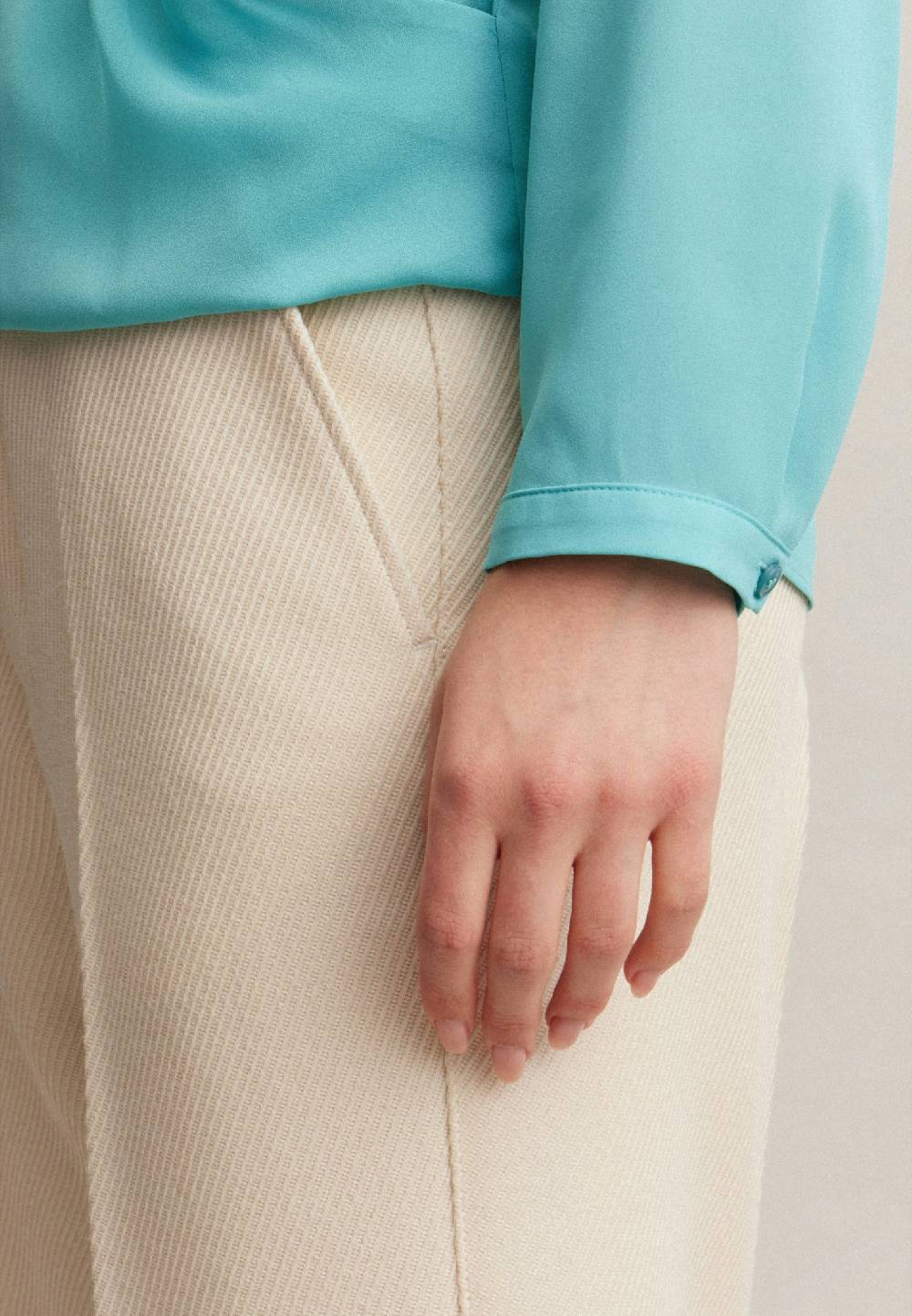 Studio Seidensticker Krepp Wickelbluse